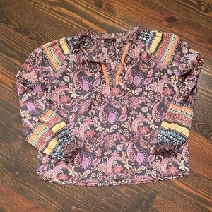 Current Air Multicolor Floral Blouse